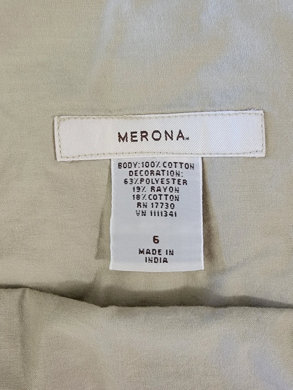 Merona tan pleated